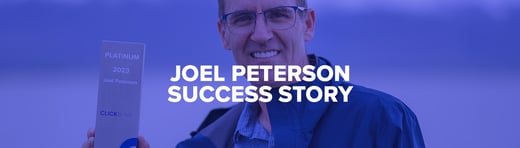 Joel Peterson Success Story